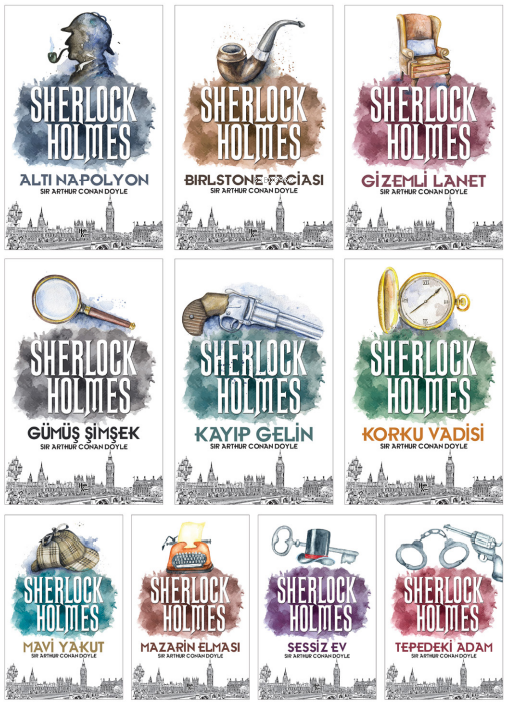 Sherlock Holmes Seti - 10 Kitap Takım