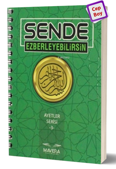  Sende Ezberleyebilirsin / Ayetler Serisi 3 | Kolektif | Mavera Yayınları | 2770000041041 | 