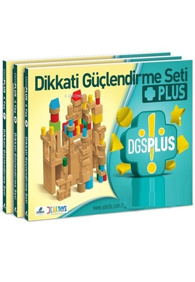 Dikkati Güçlendirme Seti Plus (3 Kitap Materyalsiz - 4 Yaş)
