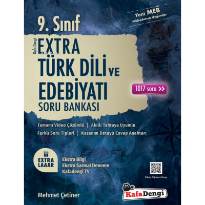 KafaDengi 9.Sınıf Extra Türk Dili ve Edebiyatı Soru Bankası (Tümü Video Çözümlü)