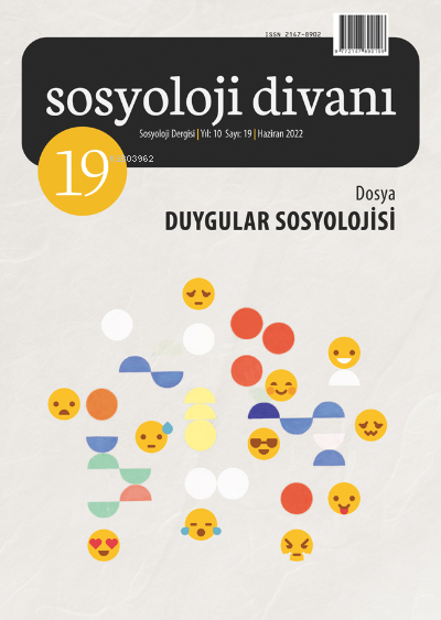  Sosyoloji Divanı 19sayı Dosya Duygular Sosyolojisi | Ali Zafer Sağıroğlu | Çizgi Kitabevi | 9772147890196 | 
