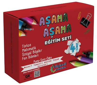 4Sınıf Bilgiseli Aşama Aşama Set | Kolektif | Açı Yayınları | 9786050666106 | 
