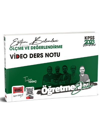  2023 KPSS Eğitim Bilimleri Öğretmenler Ekibi Ölçme ve Değerlendirme Video Ders Notları | Tufan Genç | Yargı Yayınevi | 9786254213403 | 