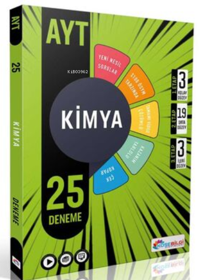 Köşebilgi Ayt Kimya 25 Branş Denemesi
