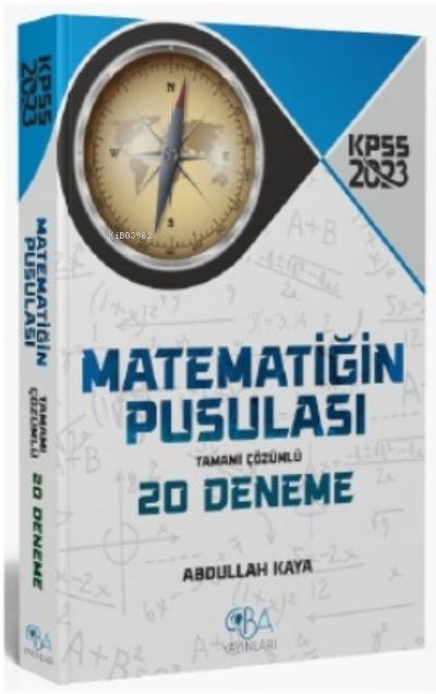 2023 KPSS Matematik Matematiğin Pusulası 20 Deneme Çözümlü