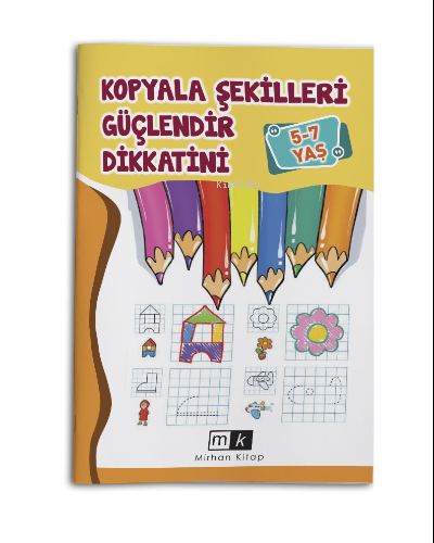 Kopyala Şekilleri Güçlendir Dikkatini 5-7 Yaş