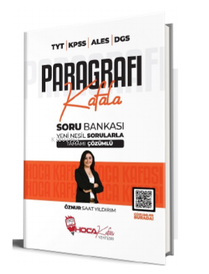 2024 KPSS TYT ALES DGS Paragrafı Kafala Soru Bankası Çözümlü