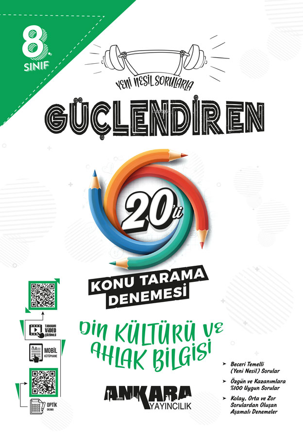 8.⁠ ⁠Sınıf Güçlendiren Din Kültürü ve Ahlak Bilgisi 20'li Konu Tarama Denemesi