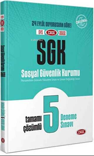 Sosyal Güvenlik Kurumu SGK GYS Tamamı Çözümlü 5 Deneme Sınavı