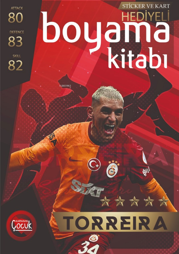 Torreira - Sticker ve Kart Hediyeli Boyama Kitabı