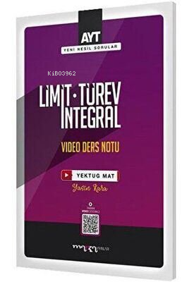  AYT Limit Türev İntegral Video Ders Notları | AYT Limit Türev İntegral Video Ders Notları | Yasin Kara | Marka Yayıncılık | 9786257759526 