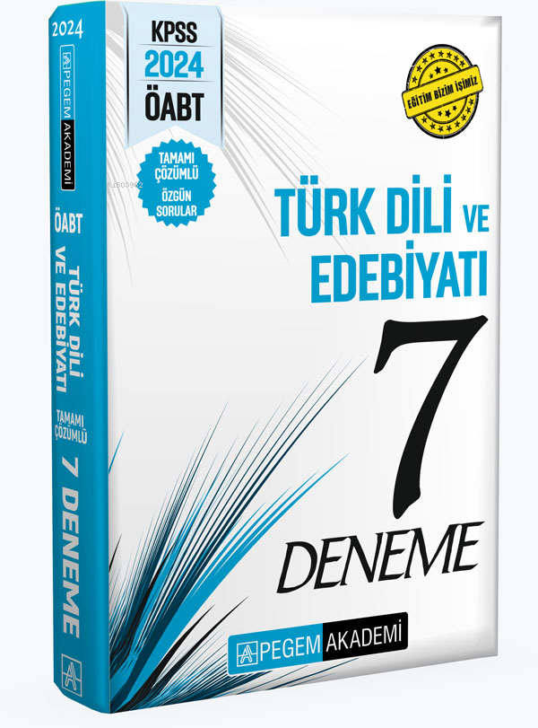 2024 KPSS ÖABT Türkdili ve Edebiyatı Öğretmenliği Tamamı Çözümlü 7 Deneme
