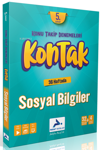 5. Sınıf Sosyal Bilgiler Kontak Konu Takip Denemeleri