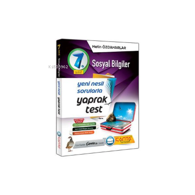  Çanta 7Sınıf Yaprak Test Sosyal Bilgiler 2019 14 90 | Çanta 7Sınıf Yaprak Test Sosyal Bilgiler 2019 14 90 | Metin Özdamarlar | Çanta Yayınları | 9786057821287 