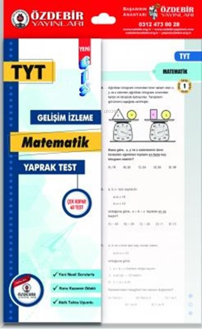 Özdebir TYT Matematik Gis Yaprak Test