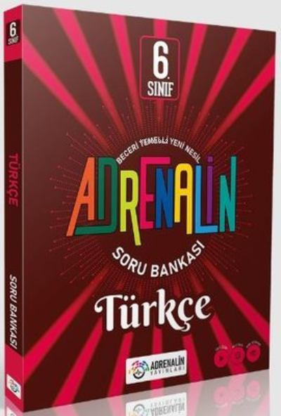  Adrenalin Yayınları 6Sınıf Türkçe Soru Bankası | Kolektif | Adrenalin Yayınları | 9786057181350 | 