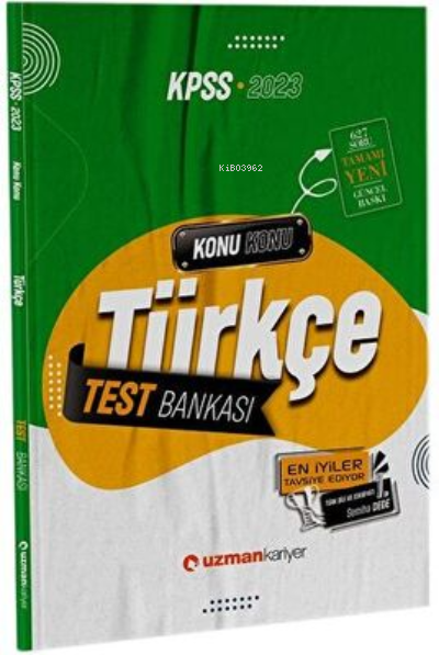  2023 Kpss Gkgy Test Bankası Türkçe | 2023 Kpss Gkgy Test Bankası Türkçe | Ali Çit | Uzman Kariyer Yayınları (Hazırlık) | 9786258463668 