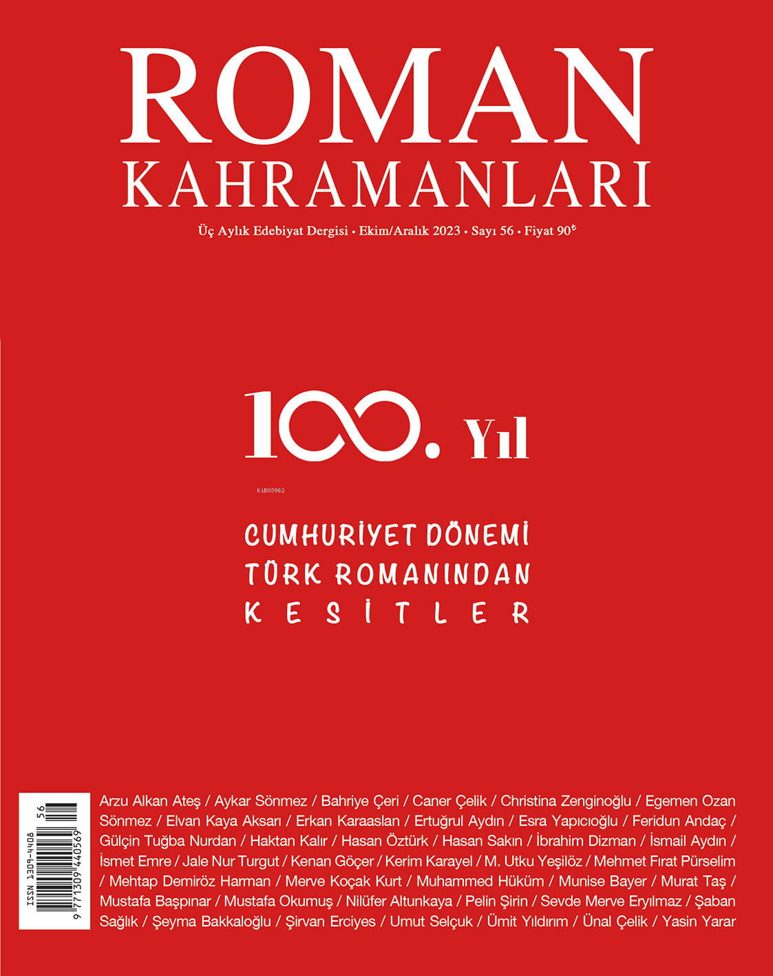 Roman Kahramanları Dergisi: 56. Sayı
