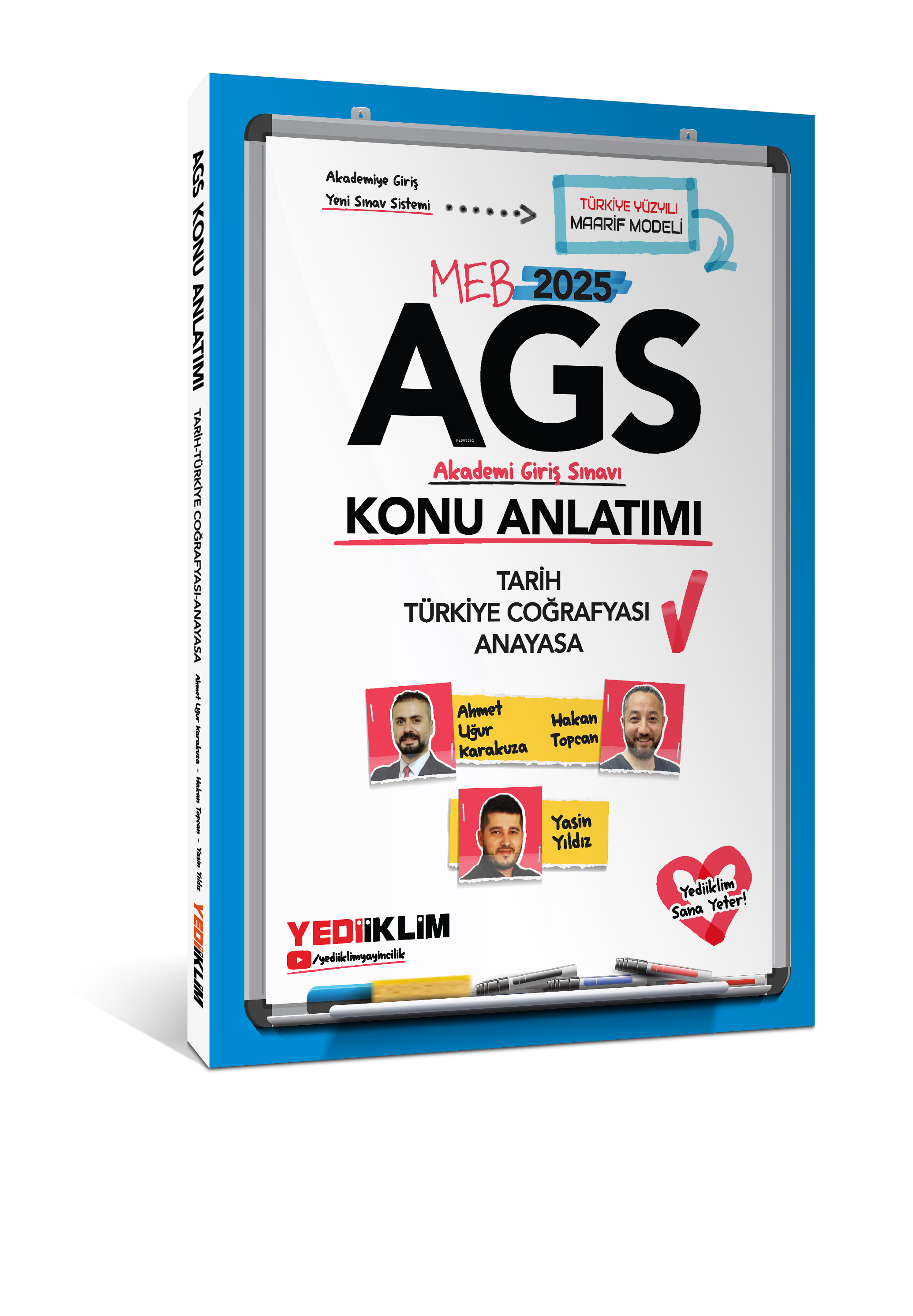 Yediiklim 2025 MEB AGS Tarih - Türkiye Coğrafyası - Anayasa Konu Anlatımı