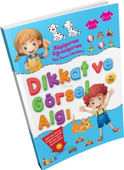  Büyüyorum Öğreniyorum Okul Öncesi Etkinlikleri Dikkat Ve Görsel Algı | Kolektif | Bıcırık Yayınları | 9786051836140 | 