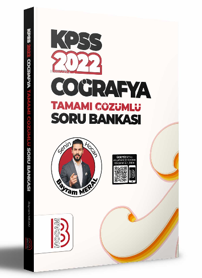  2022 KPSS Coğrafya Tamamı Çözümlü Soru Bankası | Bayram Meral | Benim Hocam Yayınları | 9786052779484 | 