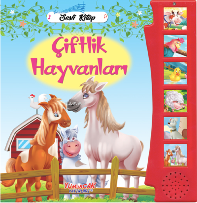 Sesli Kitap Çiftlik Hayvanları | Kolektif | Mustafa Doğru | Yumurcak Yayınları | 9789752745841 | 
