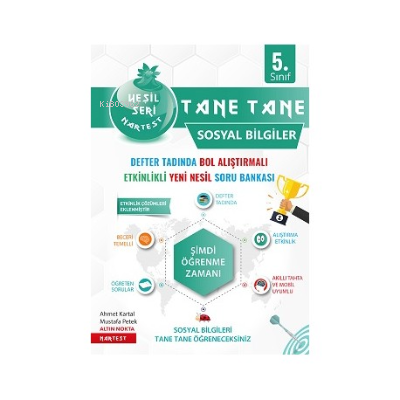  5 Sınıf Defter Tadında Tane Tane Sosyal Bilgiler | 5 Sınıf Defter Tadında Tane Tane Sosyal Bilgiler | Kolektif | Nartest Yayınevi | 9786257865074 