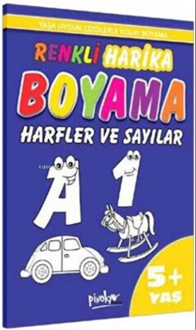 Harika Boyama 5+ Yaş Harfler Ve Sayılar