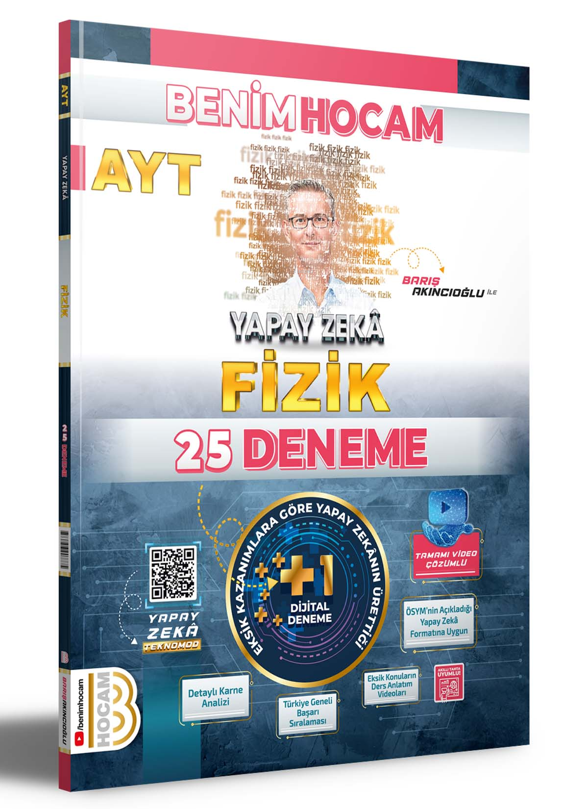 2024 AYT Yapay Zekâ Fizik 25 Deneme Benim Hocam Yayınları