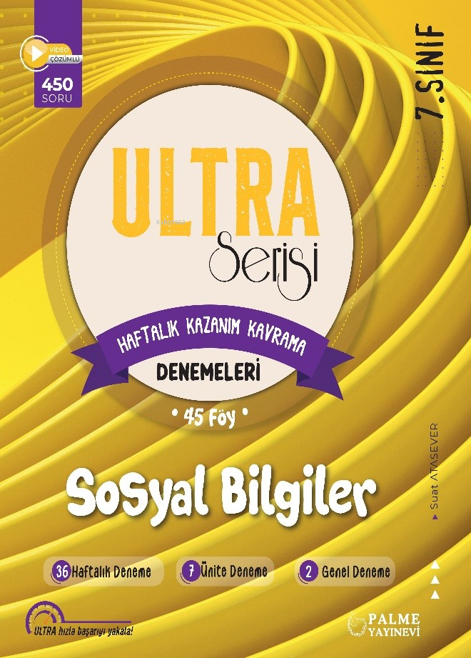 7.Sınıf Ultra Serisi Sosyal Bilgiler Denemeleri 45 Föy