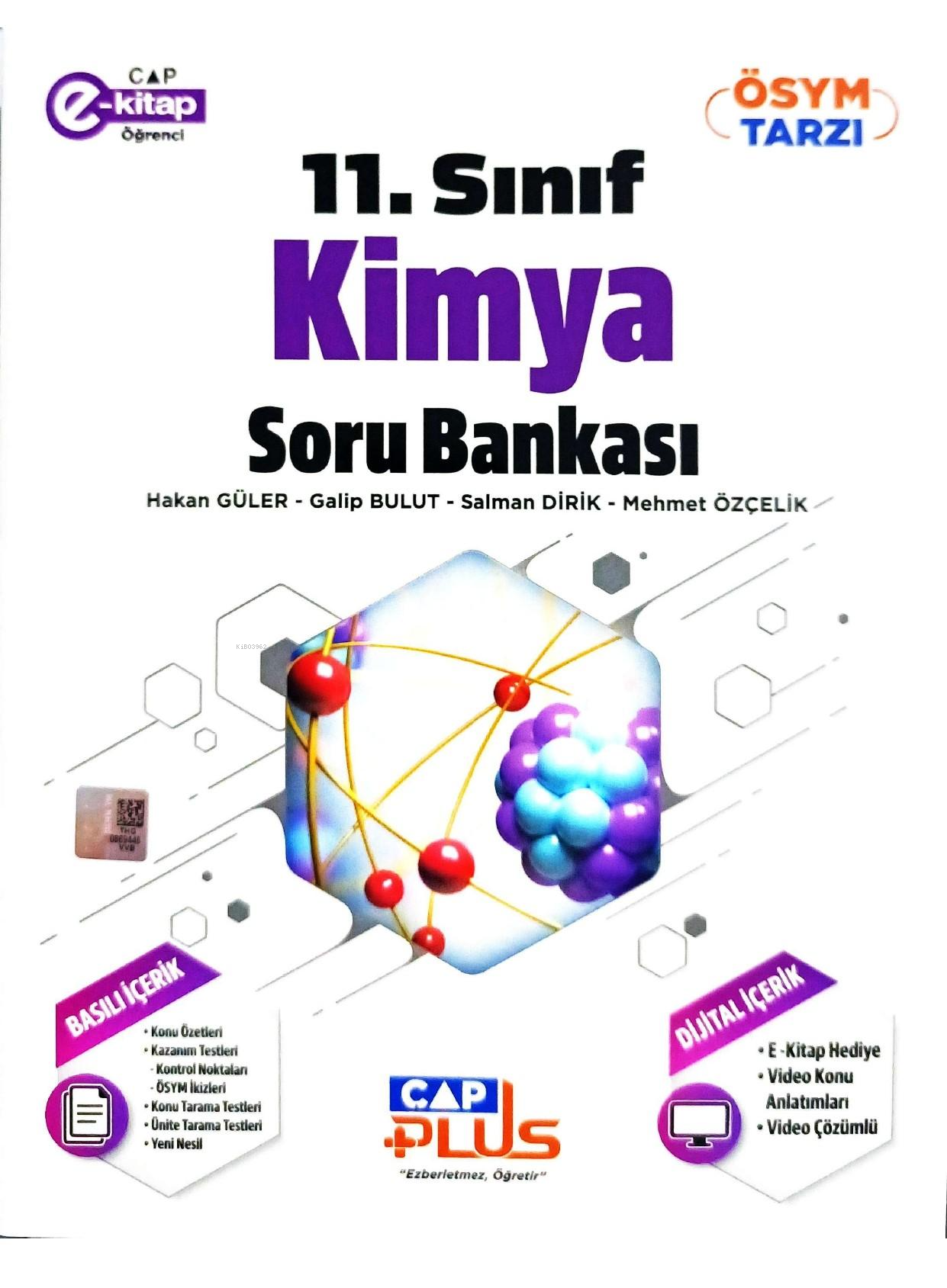 11. Sınıf Kimya Soru Bankası