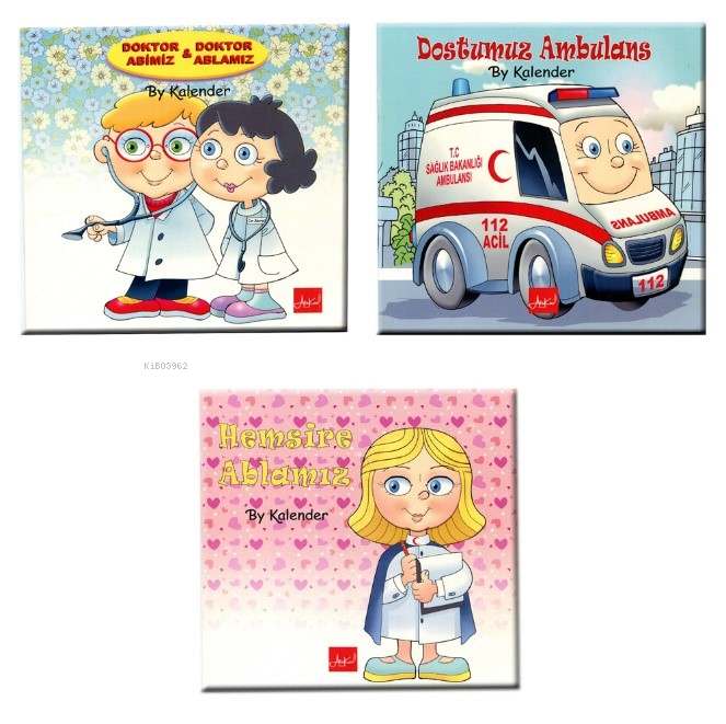  Doktor Abimiz Doktor Ablamız Sağlık Seti (4 Kitap Set Renkli Resimli) | Doktor Abimiz Doktor Ablamız Sağlık Seti (4 Kitap Set Renkli Resimli) | By Kalender | Ünal Kar | Atakar Yayıncılık | 9786259837970 