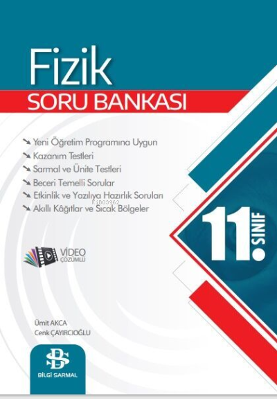  11 Sınıf Fizik Soru Bankası Bilgi Sarmal Yayınları 2023 | 11 Sınıf Fizik Soru Bankası Bilgi Sarmal Yayınları 2023 | Kolektif | Bilgi Sarmal | 9786258070293 