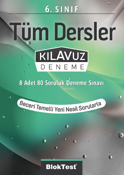  6Sınıf Bloktest Tüm Dersler Kılavuz Deneme | Kolektif | Bloktest Yayınları | 9786052197974 | 