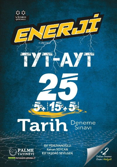 Enerji TYT-AYT Tarih 25 Deneme Sınavı