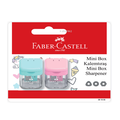  Faber Castell Kalemtraş (Minibox) (Pastel) (Cod5140381924) | Faber Castell Kalemtraş (Minibox) (Pastel) (Cod5140381924) | Faber Castell | 6933256645999 