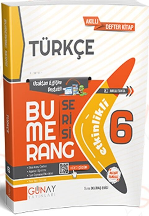 6. Sınıf Türkçe Etkinlikli Bumerang Serisi