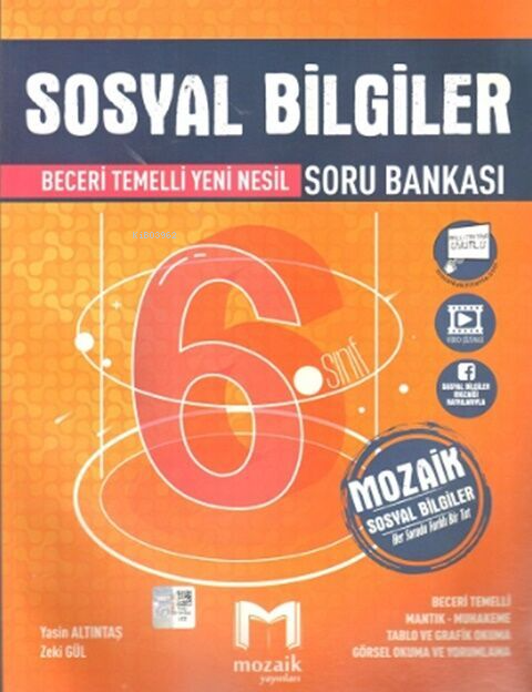 Mozaik Yayınları 6. Sınıf Sosyal Bilgiler Soru Bankası