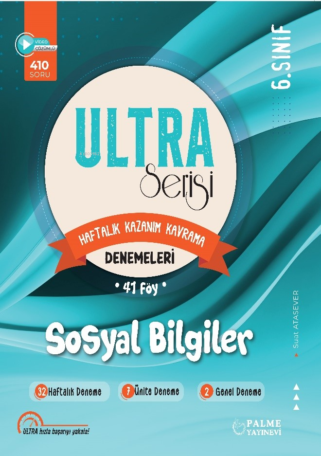 6.Sınıf Ultra Serisi Sosyal Bilgiler Denemeleri 41 Föy