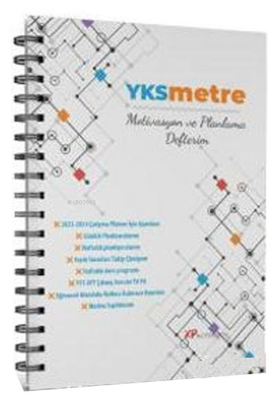 Yksmetre Motivasyon ve Planlama Defteri - Günlük ve Haftalık Planlayıcı