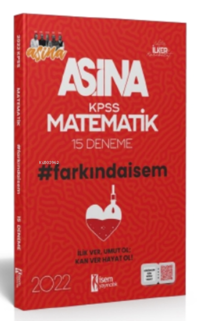 Farkında İSEM 2022 KPSS Aşina Matematik 15 Deneme