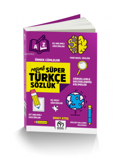  Resimli Süper Türkçe Sözlük | Umay ATEŞ | Model Yayınları | 9786257509619 | 