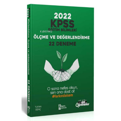 2022 KPSS Eğitim Bilimleri Ölçme ve Değerlendirme 22 Deneme