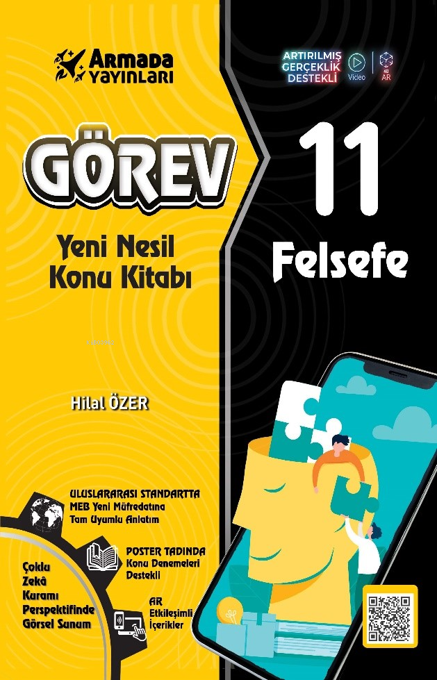  Armada Görev 11 Felsefe Yeni Nesil Konu Kitabi | Hilal Özer | Armada Yayınları (Sınav) | 9786258266566 | 