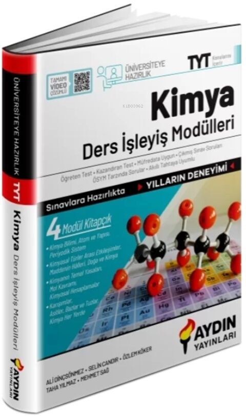 Aydın Yayınları TYT Kimya Ders İşleyiş Modülleri