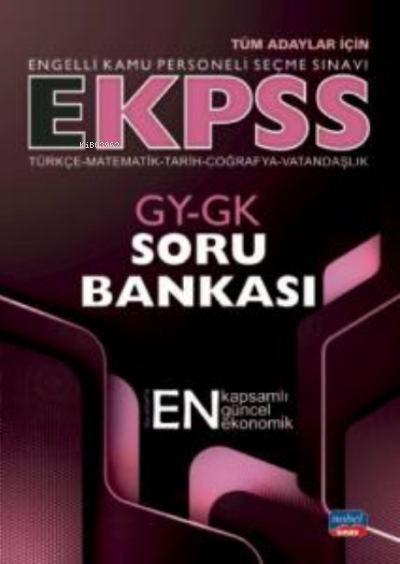 E-KPSS GY-GK Soru Bankası - Türkçe - Matematik - Tarih - Coğrafya - Vatandaşlık