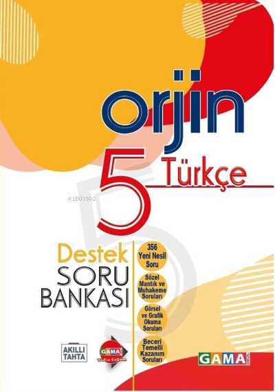 5.Sınıf Orjin Türkçe Destek SB