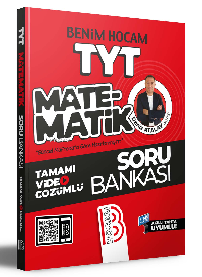  2023 TYT Matematik Tamamı Video Çözümlü Soru Bankası | 2023 TYT Matematik Tamamı Video Çözümlü Soru Bankası | Deniz Atalay | Benim Hocam Yayınları | 9786258263183 