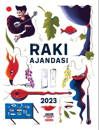  Rakı Ajandası 2023 | Kolektif | Anason İşleri Kitapları | 9786055058586 | 