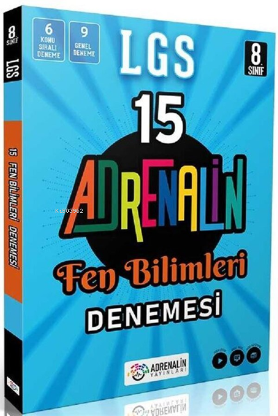 Adrenalin Yay. 8.Sınıf Fen Bilimleri 15 Branş Deneme